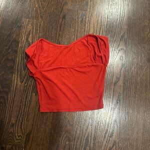 LYANER Square Neck Ribbed Knit Sleeveless Slim Fit Crop Top